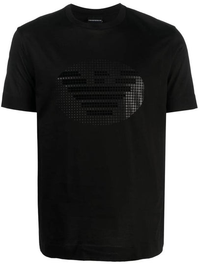 MEN'S PRINTED COTTON T SHIRT 3R1TU11JSAZ0999 - EMPORIO ARMANI - BALAAN 2