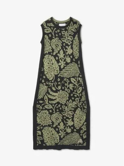 Sleeveless Long Dress Kiwi - JIL SANDER - BALAAN 2