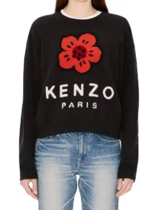 Sweater FE62PU4903LD 99J BLACK - KENZO - BALAAN 2