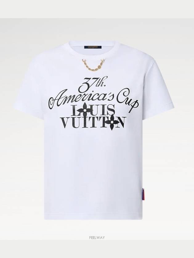 1AFZVR NEW LV x AC T shirt short sleeve - LOUIS VUITTON - BALAAN 1