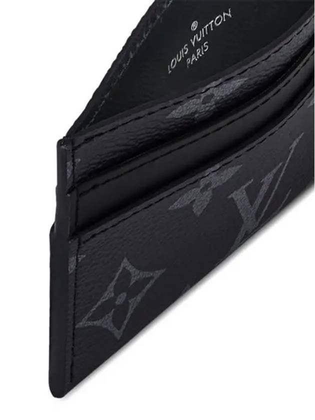 Monogram Eclipse Double Card Wallet Black - LOUIS VUITTON - BALAAN 8