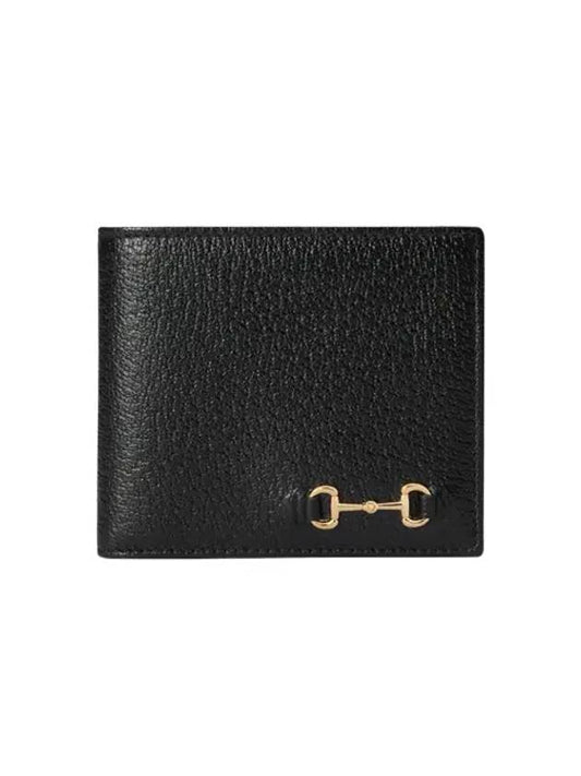 Horsebit Half Wallet Black - GUCCI - BALAAN 2