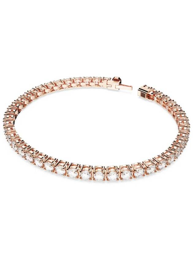 Matrix Tennis Bracelet Rose Gold - SWAROVSKI - BALAAN 3