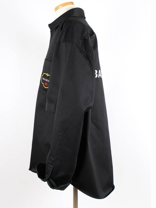 Logo pocket double sleeve workshirt - BALENCIAGA - BALAAN 3