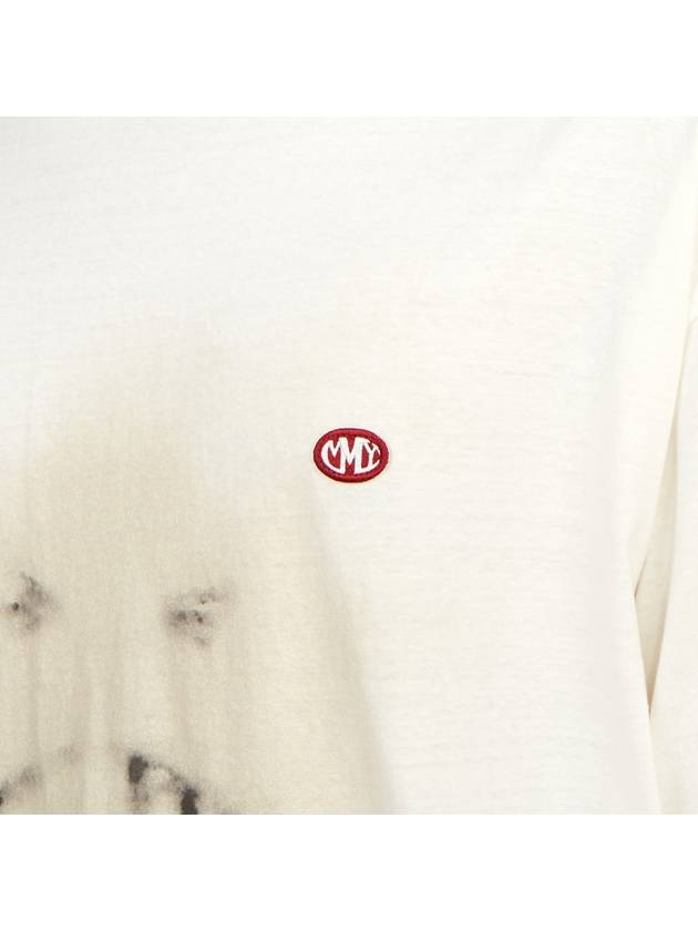 Graphic Print Crew Neck Short Sleeved T-shirt White - MAISON MIHARA YASUHIRO - BALAAN 7