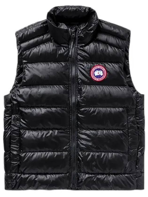 Crofton Logo Patch Padding Vest Black - CANADA GOOSE - BALAAN 5