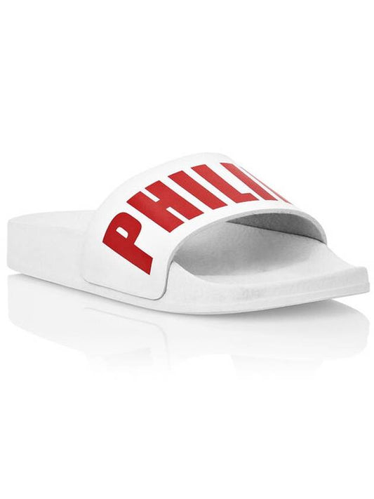 Women Flip Flop Logos Sandals Slippers S20S BSG0005 PTE003N - PHILIPP PLEIN - BALAAN 1