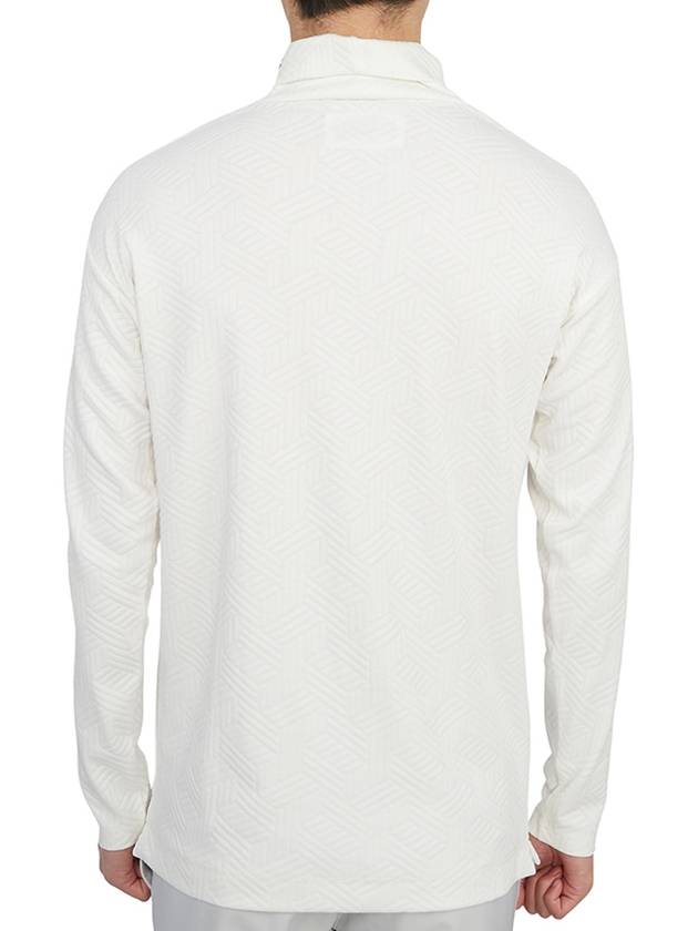 Men's Logo High Neck Long Sleeve T-Shirt Offwhite - HORN GARMENT - BALAAN 5