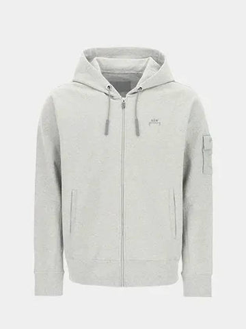 Men's logo embroidered hooded zip-up gray jacket ACWMW031 GR - A-COLD-WALL - BALAAN 1