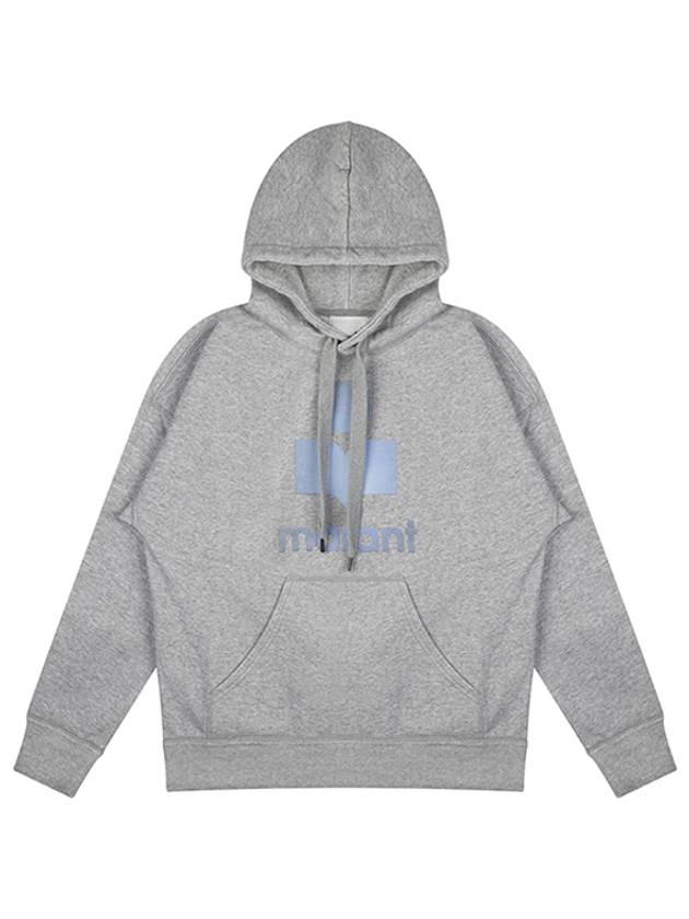 Miley Logo Print Hoodie Grey - ISABEL MARANT - BALAAN 2