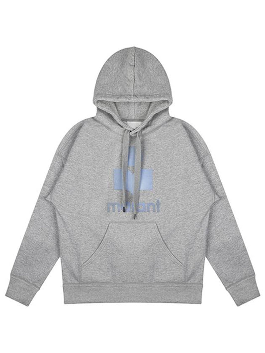 Miley Logo Print Hoodie Grey - ISABEL MARANT - BALAAN 2