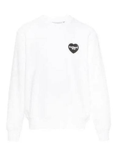 WIP I033246 00A Heart Bandana Logo Sweatshirt 1038286 - CARHARTT - BALAAN 1