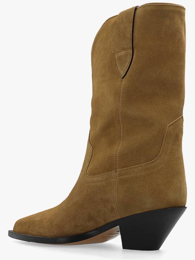 Isabel Marant ‘Dahope’ Suede Cowboy Boots, Women's, Beige - ISABEL MARANT - BALAAN 5