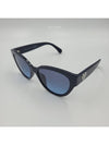 Butterfly sunglasses acetate blue frame blue gradient lenses Asian fit - CHANEL - BALAAN 2