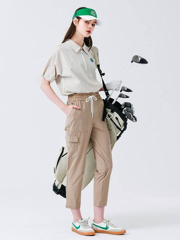 Cold sense cargo banding functional pants BEIGE - MONBIRDIE GOLF - BALAAN 1