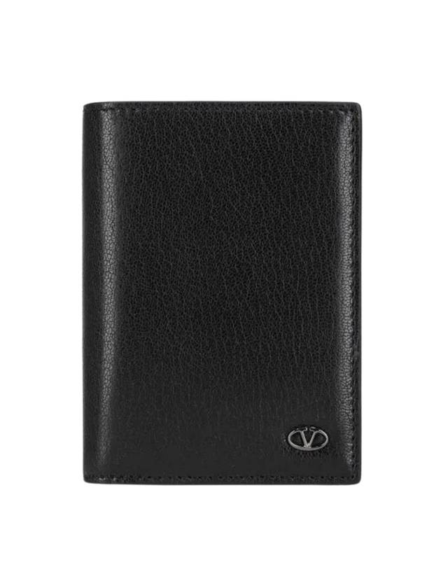 Garavani Men s Wallet 5Y0P0713LWK Z5E METALLIC LOGO ON THE FRONT - VALENTINO - BALAAN 1