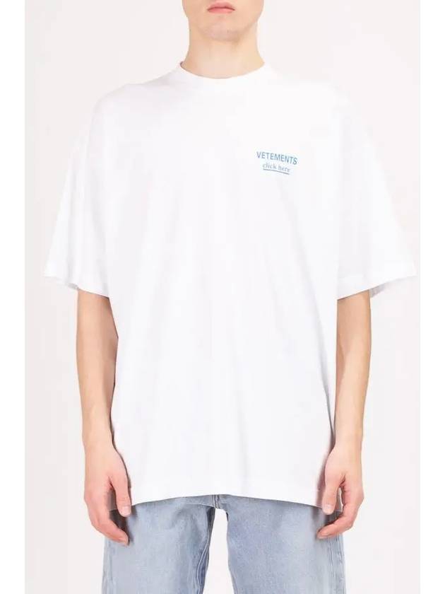 Logo Print Short Sleeve White - VETEMENTS - BALAAN 3