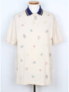 Signature symbol embroidery short sleeve collar M - GUCCI - BALAAN 1