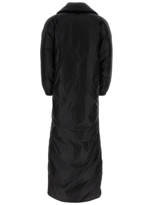 Long Down Single Coat Black - SAINT LAURENT - BALAAN 3