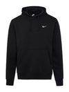 Swoosh Club Fleece Hoodie Black - NIKE - BALAAN 2