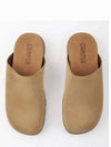 Brutus Leather Clog Slippers Brown - CAMPER - BALAAN 2