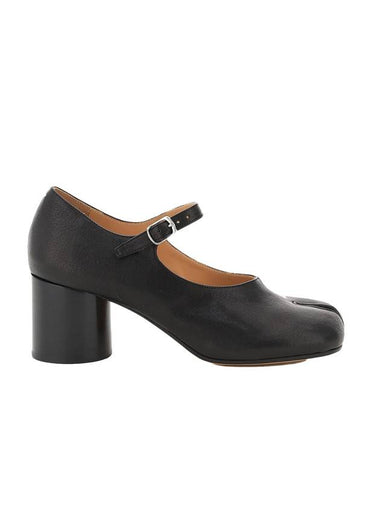 Tabi Mary Janes Pumpers Heel Black - MAISON MARGIELA - BALAAN 1