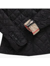 Frankby Diamond Quilted Jacket Black - BURBERRY - BALAAN 4