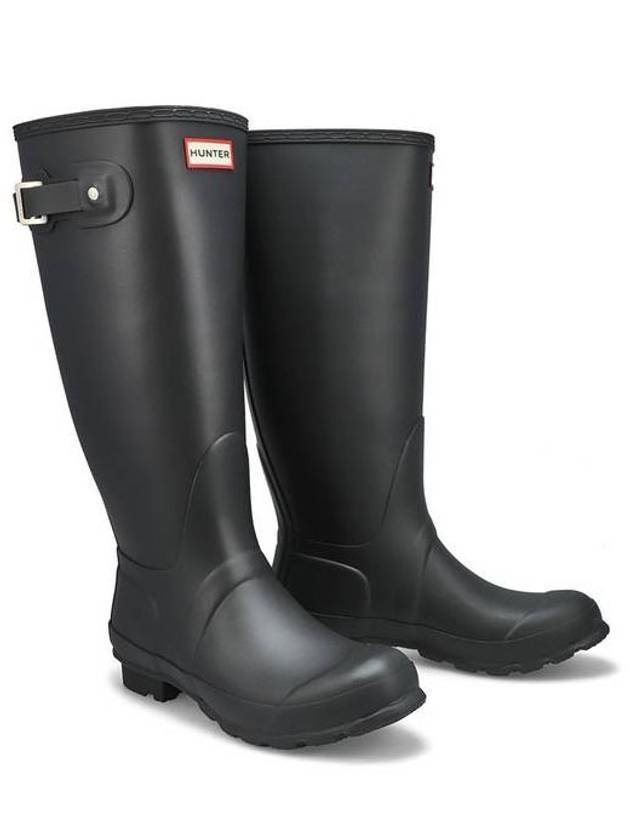 Original Tall Wide Fit Wellington Rain Boots Black - HUNTER - BALAAN 1