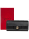 Vara Bow Continental Long Wallet Black - SALVATORE FERRAGAMO - BALAAN 6