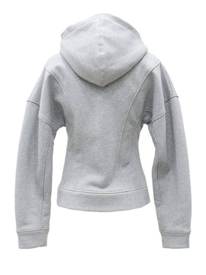 gray zip up hoodie - GANNI - BALAAN 2