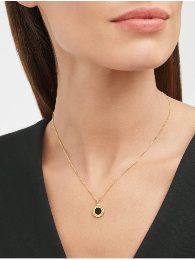 necklace yellow gold onyx women necklace - BVLGARI - BALAAN 4