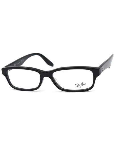 Eyewear Rectangle Eyeglasses Black - RAY-BAN - BALAAN 2