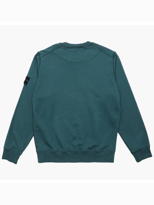 Wappen Patch Crew Neck Sweatshirt Green - STONE ISLAND - BALAAN 3