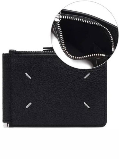 4 Stitch Slim Card Wallet Black - MAISON MARGIELA - BALAAN 2