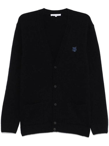 Maison Kitsuné Bold Fox Patch Cardigan Clothing - MAISON KITSUNE - BALAAN 1