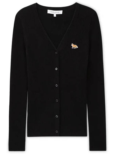 Women s Baby Fox Black Cardigan NW00507KT1091 BK - MAISON KITSUNE - BALAAN 1