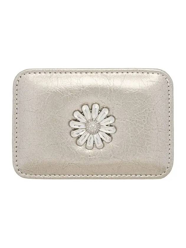 Daisy Slim Mini Transportation Card Wallet Metal - LE MASQUE - BALAAN 3