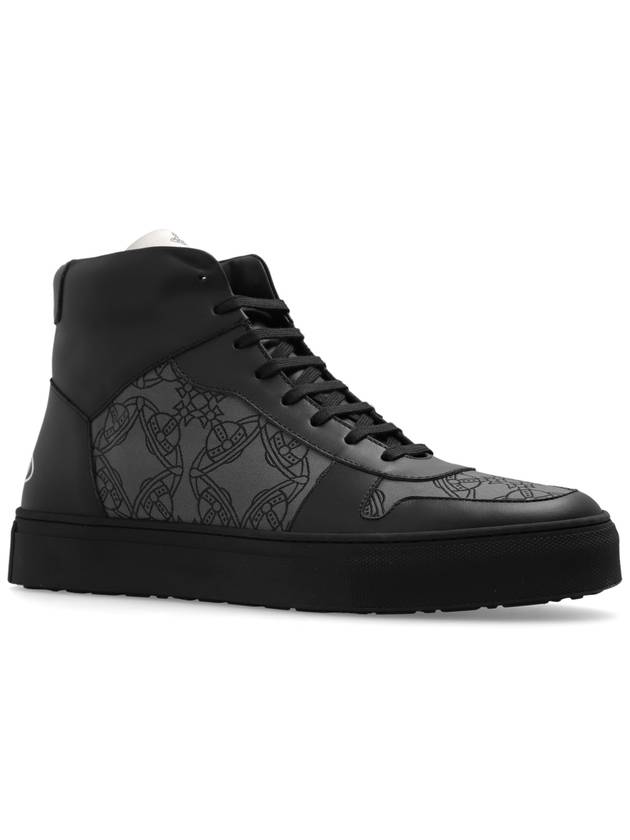 Vivienne Westwood ‘Classic Trainer’ High-top Sneakers, Men's, Grey - VIVIENNE WESTWOOD - BALAAN 4