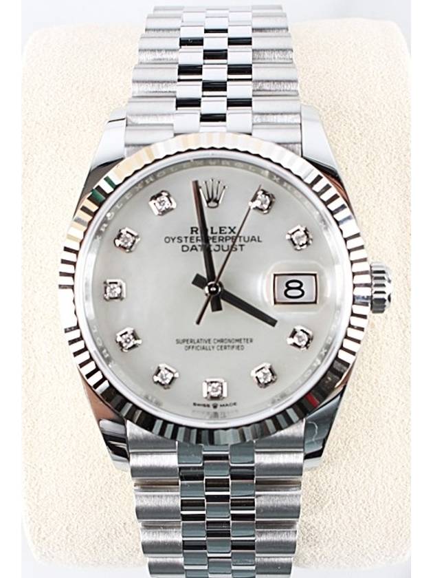 Rolex Datejust 36 White Porcelain Edition 10P 21 Years - ROLEX - BALAAN 1