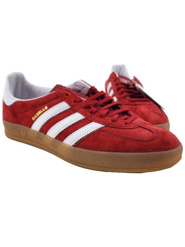 Gazelle Indoor Low Top Sneakers Red - ADIDAS - BALAAN 2