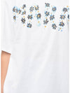 Daisy Logo Short Sleeve T-Shirt White - MARNI - BALAAN 4