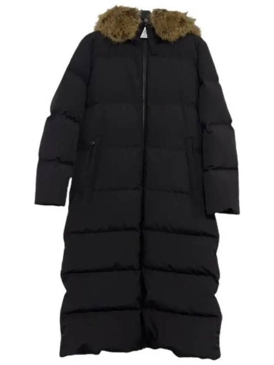 1C00058 57843 999 GUIMAUVE Long Padding Black - MONCLER - BALAAN 2