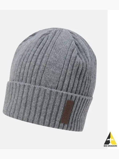 Cashmere Beanie Light Gray SP323UKC93 - DESCENTE - BALAAN 1