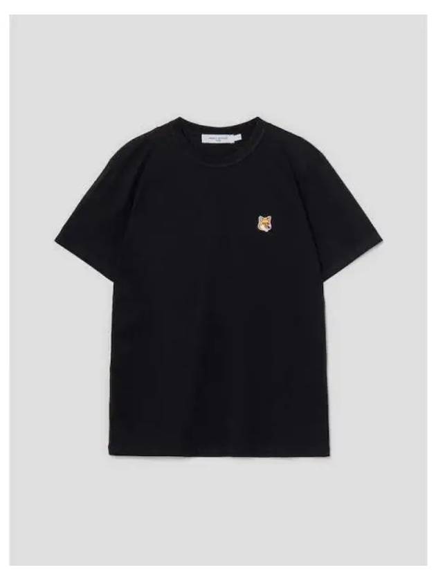 Women s Foxhead Patch Classic T Shirt Black Contemporary Domestic Product GM0022061597204 - MAISON KITSUNE - BALAAN 1