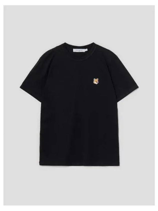 Women s Foxhead Patch Classic T Shirt Black Contemporary Domestic Product - MAISON KITSUNE - BALAAN 1