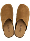 Brutus Leather Clog Slippers Brown - CAMPER - BALAAN 3