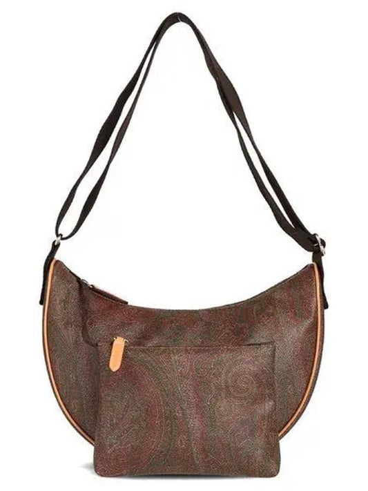 Paisley Half Moon Cross Bag Brown - ETRO - BALAAN 2