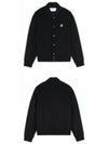 Classic Teddy Wool Jacket Black - MAISON KITSUNE - BALAAN 5