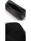 Grained Logo Pouch Bag Black - SAINT LAURENT - BALAAN 5