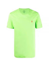 Embroidered Logo Cotton Short Sleeve T-Shirt Green - POLO RALPH LAUREN - BALAAN 2